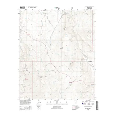 2014 Map of Salt River Peak, 2014 Print