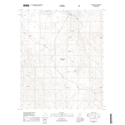 2018 Map of Salt River Peak, 2018 Print