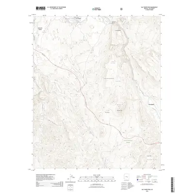 2026 Map of Salt River Peak, 2026 Print