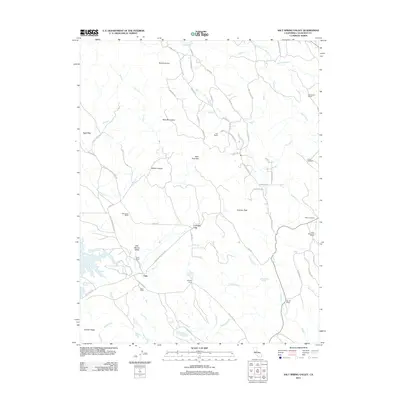 2012 Map of Salt Spring Valley, 2012 Print