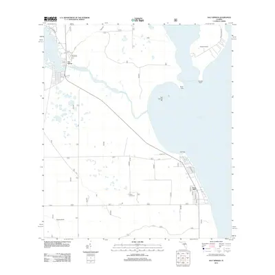 2012 Map of Salt Springs, 2012 Print