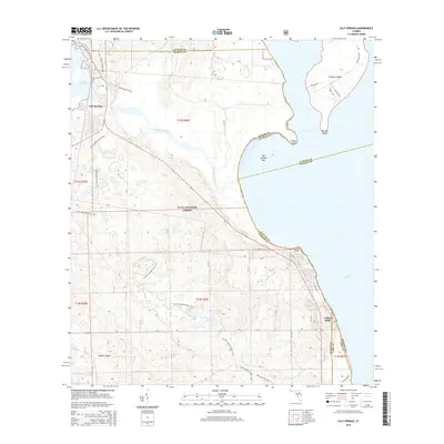 2015 Map of Salt Springs, 2015 Print
