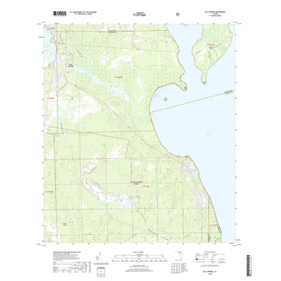 2018 Map of Salt Springs, 2018 Print