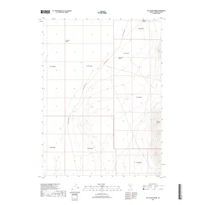 2018 Map of Salt Water Spring, 2018 Print