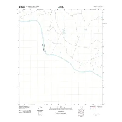 2010 Map of Salt Well, 2010 Print