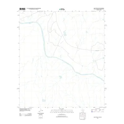 2012 Map of Salt Well, 2012 Print
