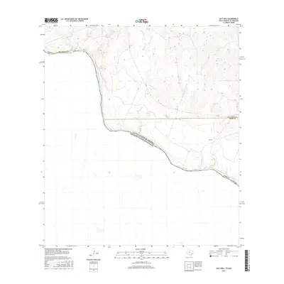 2016 Map of Salt Well, 2016 Print