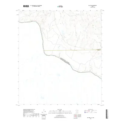 2019 Map of Salt Well, 2019 Print