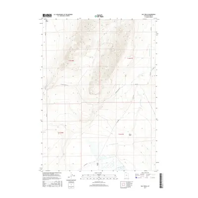 2017 Map of Salt Wells, 2017 Print