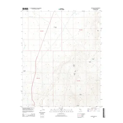 2015 Map of Saltdale NW, 2015 Print