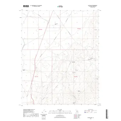 2018 Map of Saltdale NW, 2018 Print