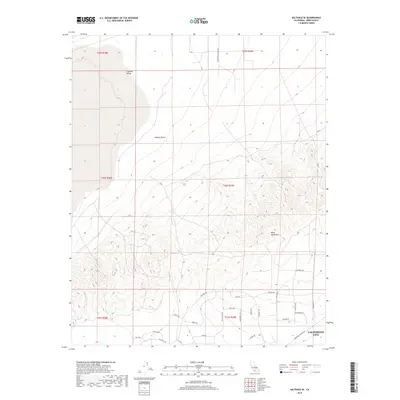 2018 Map of Saltdale SE, 2018 Print