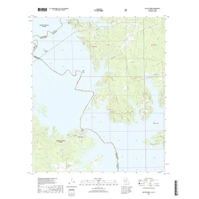 2018 Map of Salter Creek, 2018 Print