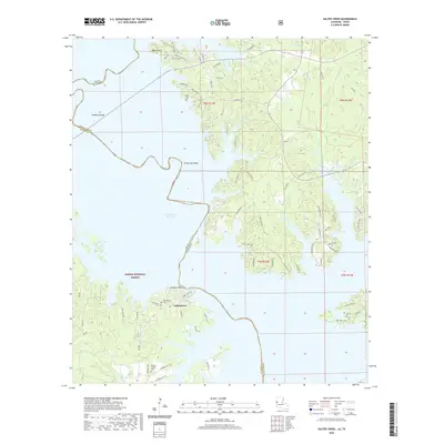 2020 Map of Salter Creek, 2020 Print