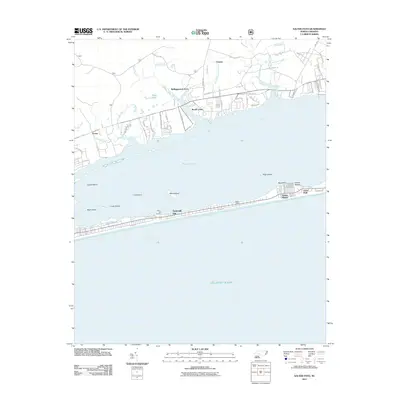 2011 Map of Salter Path, 2011 Print