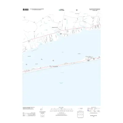 2013 Map of Salter Path, 2013 Print