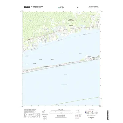 2019 Map of Salter Path, 2019 Print