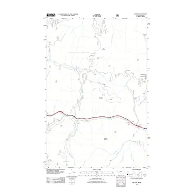 2011 Map of Saltese, 2011 Print