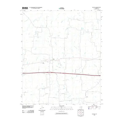 2010 Map of Saltillo, 2010 Print