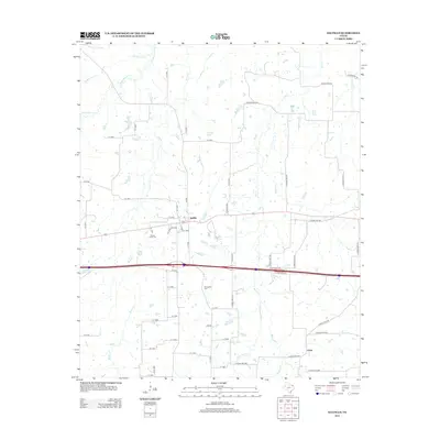 2012 Map of Saltillo, 2012 Print