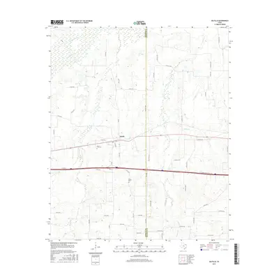 2016 Map of Saltillo, 2016 Print