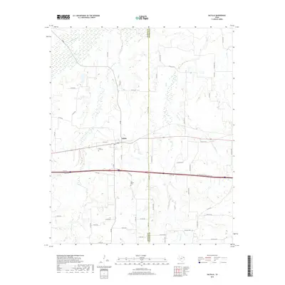 2019 Map of Saltillo, 2019 Print