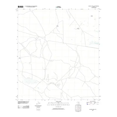2010 Map of Saltillo Well, 2010 Print