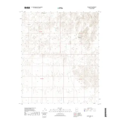 2018 Map of Salton Tanks, 2018 Print