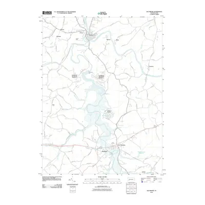 2010 Map of Saltsburg, 2010 Print