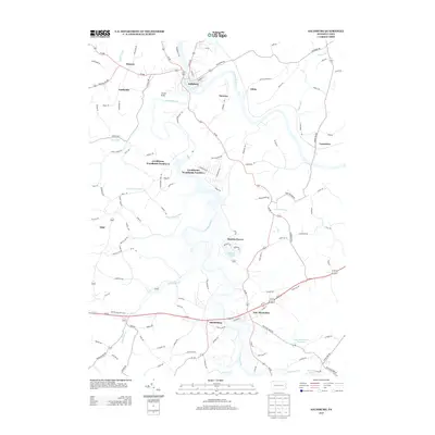 2013 Map of Saltsburg, 2013 Print