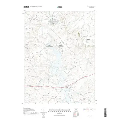 2019 Map of Saltsburg, 2019 Print