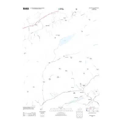 2013 Map of Saltville, 2013 Print