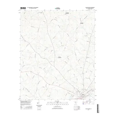 2017 Map of Saluda North, 2017 Print