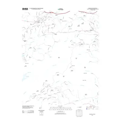 2013 Map of Saluda, 2013 Print