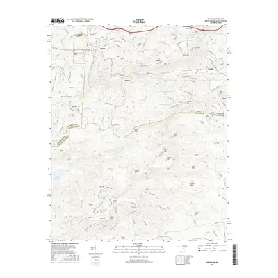 2016 Map of Saluda, 2016 Print