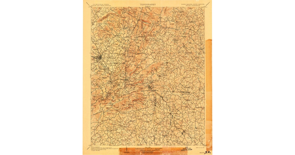 1900 1909 Maps of Youngs Mountain - Saluda Polk County Nc Usgs Topo 1907 Og 1200x630