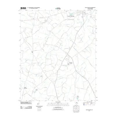 2011 Map of Saluda South, 2011 Print