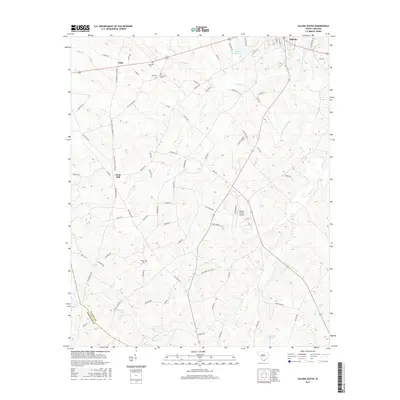 2017 Map of Saluda South, 2017 Print