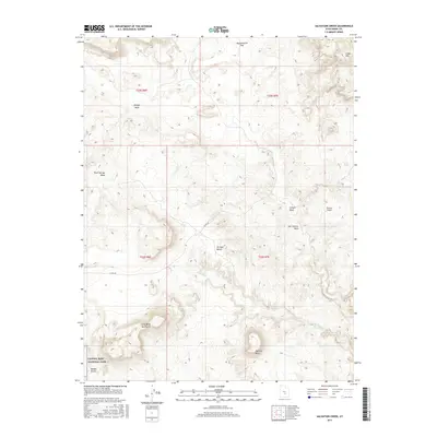 2017 Map of Salvation Creek, 2017 Print