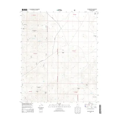 2013 Map of Salvation Peak, 2013 Print