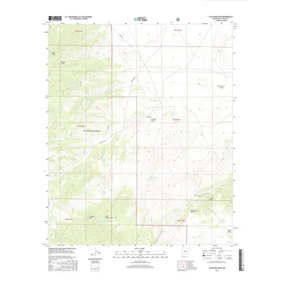 2017 Map of Salvation Peak, 2017 Print