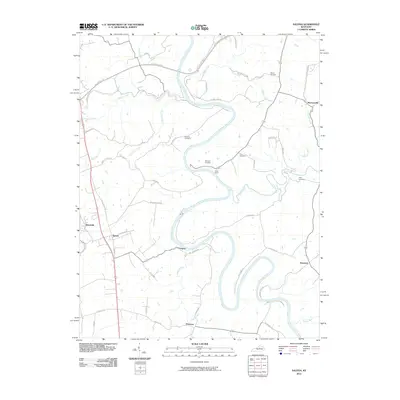 2010 Map of Salvisa, 2010 Print