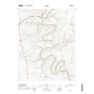 2019 Map of Salvisa, 2019 Print