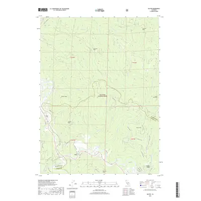 2018 Map of Salyer, 2018 Print