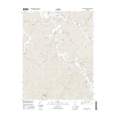2016 Map of Salyersville South, 2016 Print