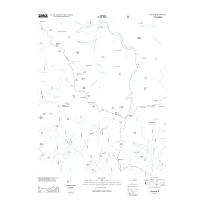 2013 Map of Sam Knob, 2013 Print
