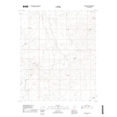2018 Map of Sam Powell Peak, 2018 Print