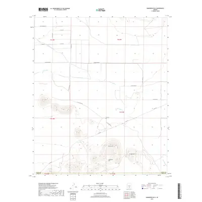 2018 Map of Samaniego Hills, 2018 Print