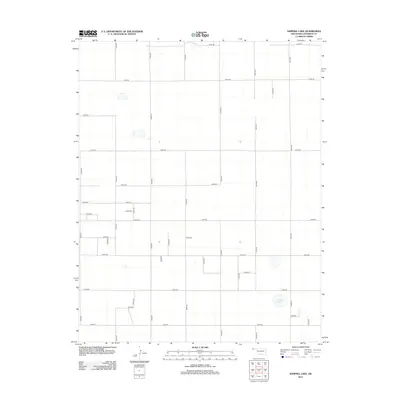 2012 Map of Sampsel Lake, 2012 Print