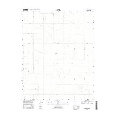 2016 Map of Sampsel Lake, 2016 Print